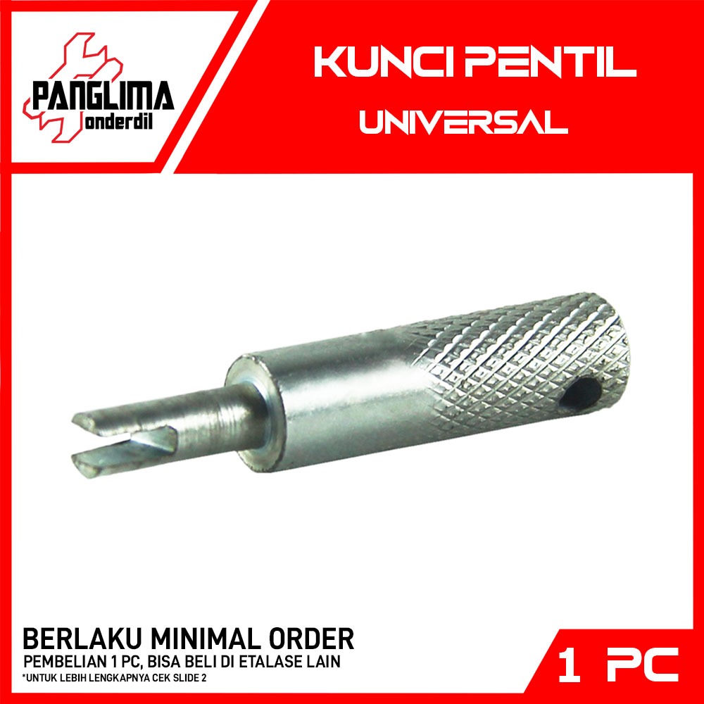 Kunci Pentil Universal-Semua Jenis Ban Tubeless-Tube Less & Non Tubeles-Tubles-Tubless Motor & Mobil