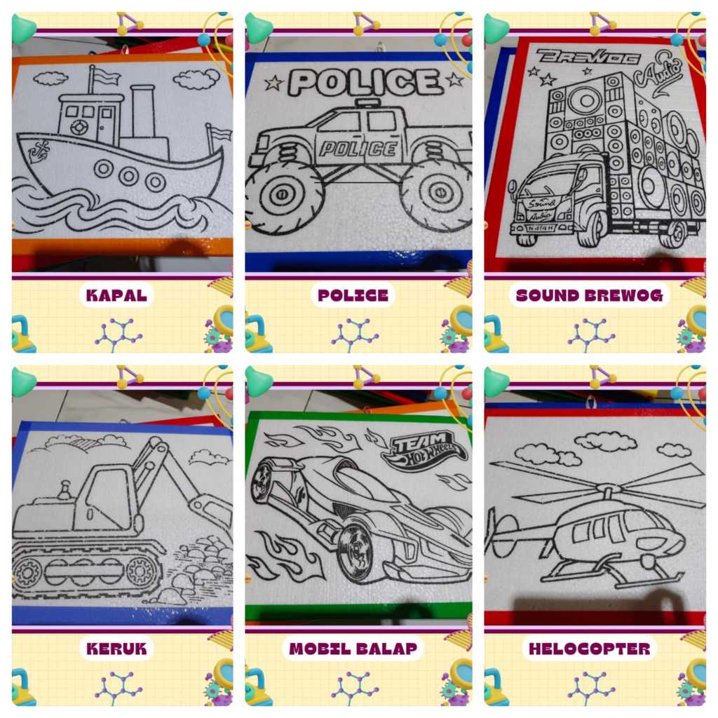 Termurah sterofoam lukis