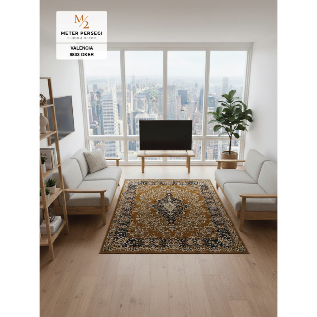 Karpet Lokal Valencia 210 x 310 cm 9833 Oker