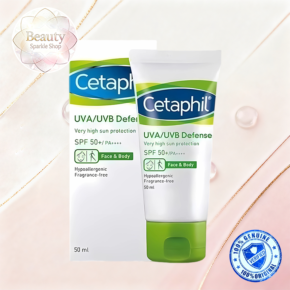 Cetaphil Sunscreen SPF50+ PA 50ml Sunblock Wajah untuk Kulit Sensitif