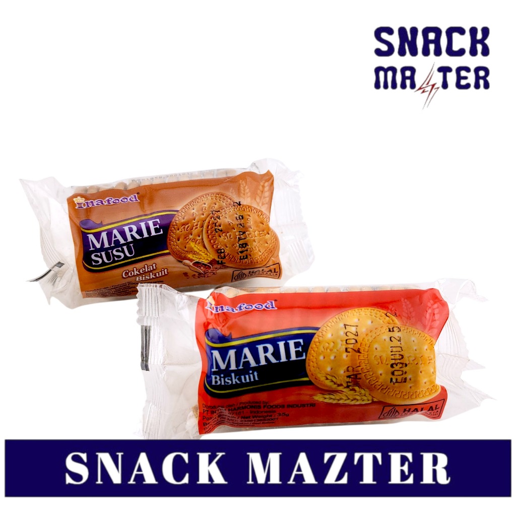 Inafood Marie Susu Biskuit Mini - 35 gr