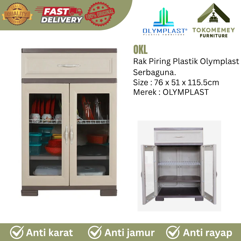Lemari Dapur Olymplast Kitchen Locker - OKL