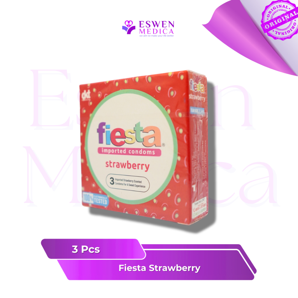 Kondom Fiesta isi 3 pcs / Kondom Fiesta Berbagai Rasa isi 3 pcs