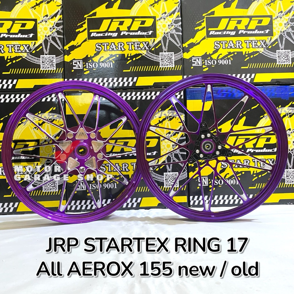 Velg racing JRP STARTEX ring 17 AEROX 155 new AEROX 155 old velg racing jrp thailand aerox ring 17