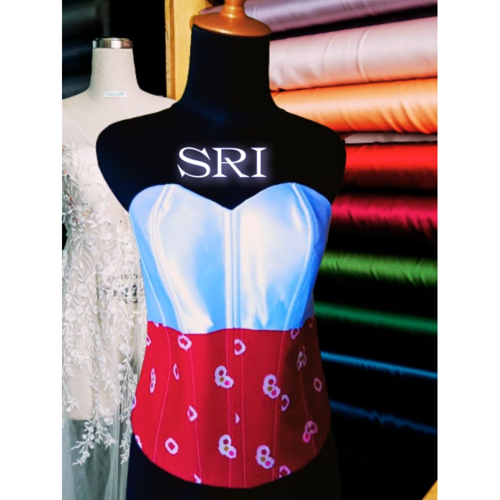 FROMO TERMURAH✨✨ Kamisol/kemben/Longtorso/Bustier/Daleman kebaya/buat pelangsing/Longtorso putih mer