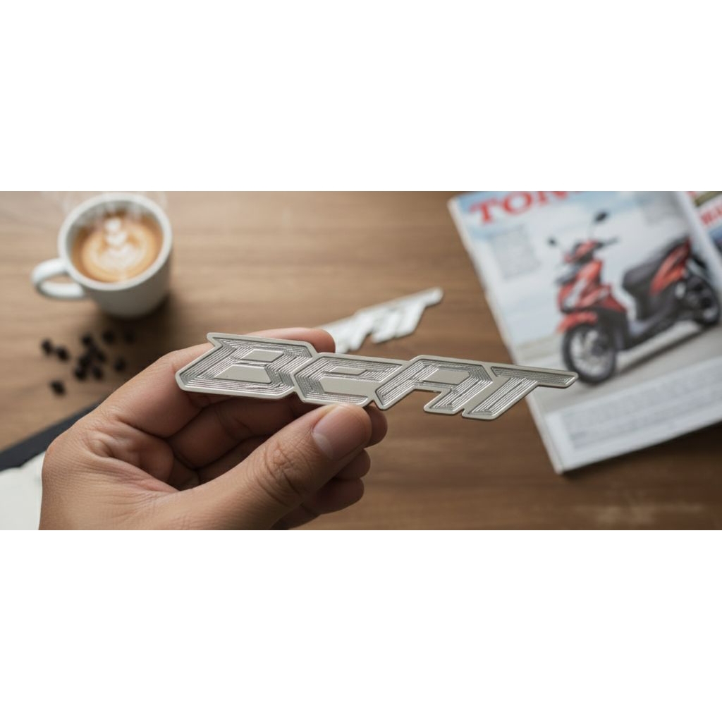 Emblem BEAT Stainless Custom CNC