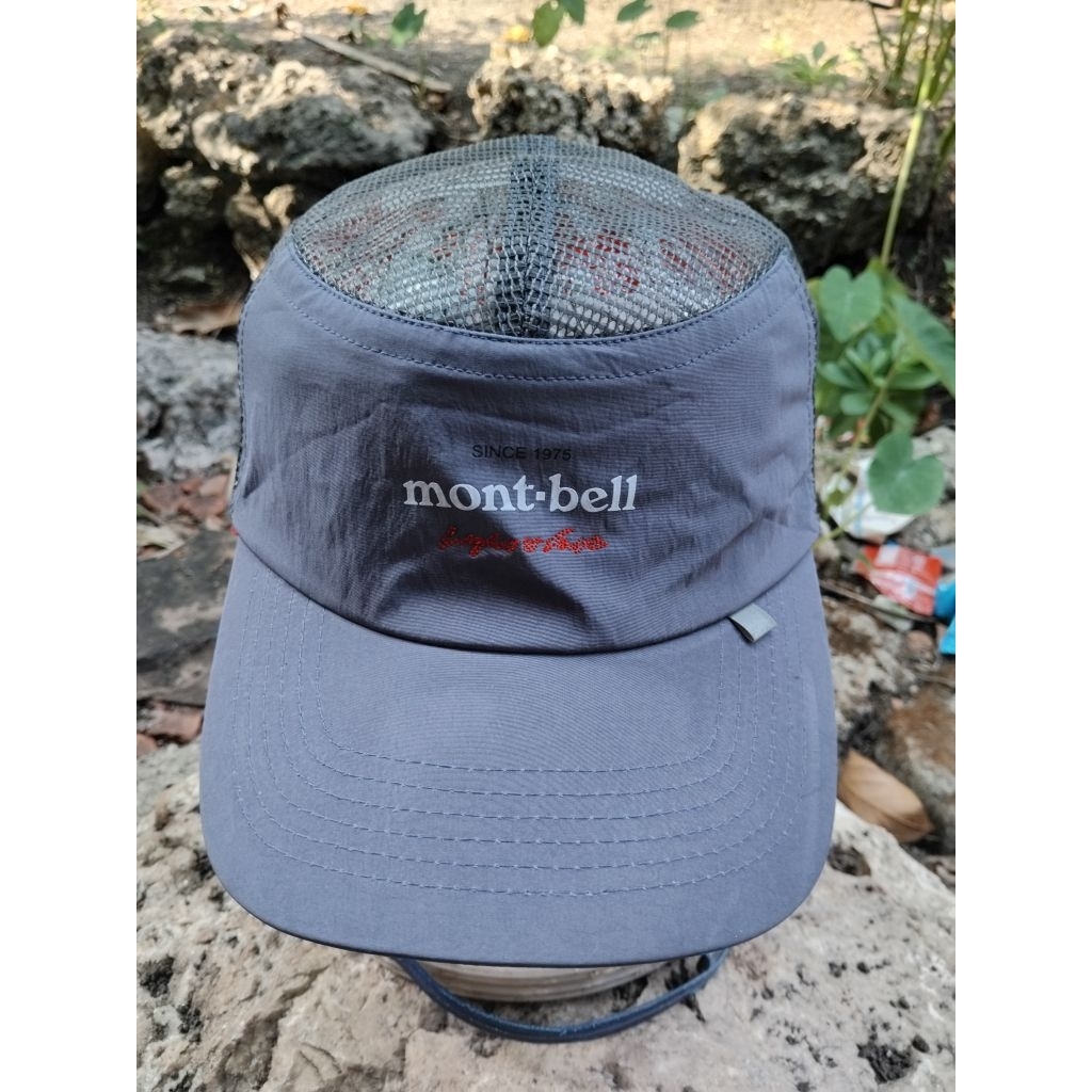 topi olahraga MONTBELL topi running likenew