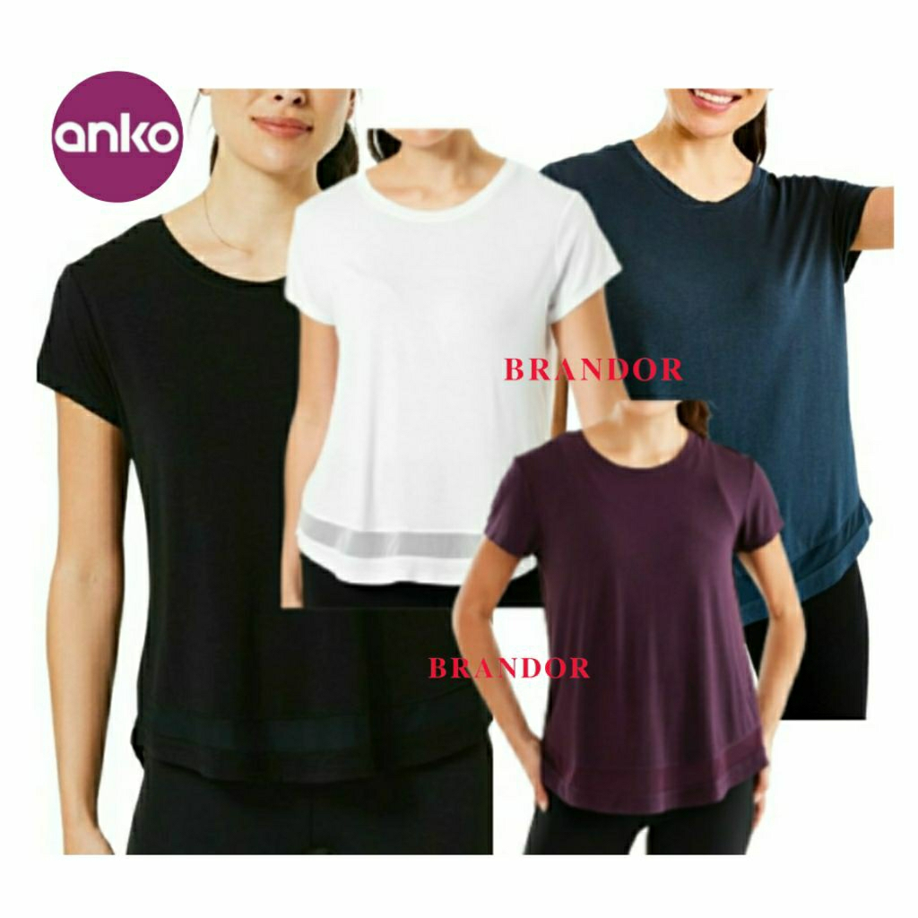 Brandor - MESH ROUND NECK T SHIRT  By ANKO ( ants16 )
