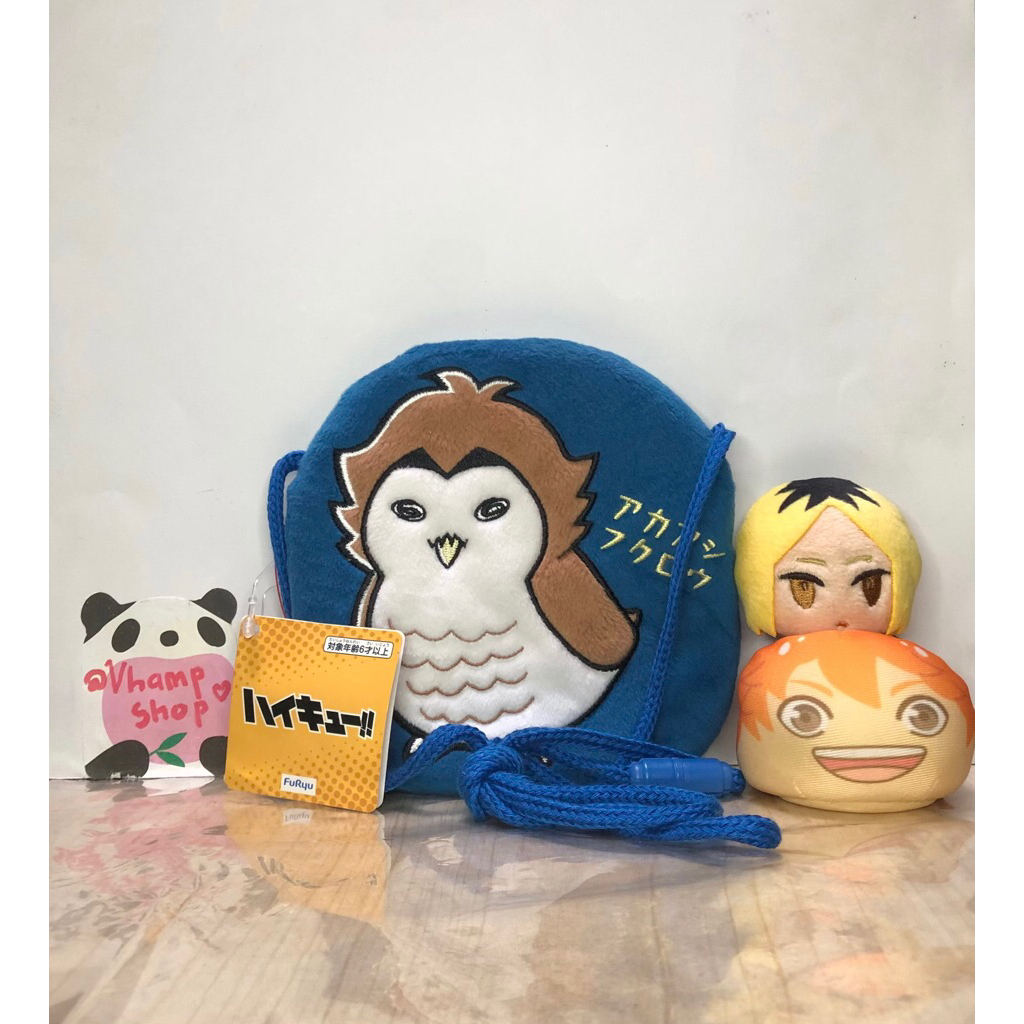 Haikyuu! Nuigurumi Plush Hugchara Tsukishima, Nitotan omanjuu Hinata Shoyo, Badge Kenma, Noru Yamahu