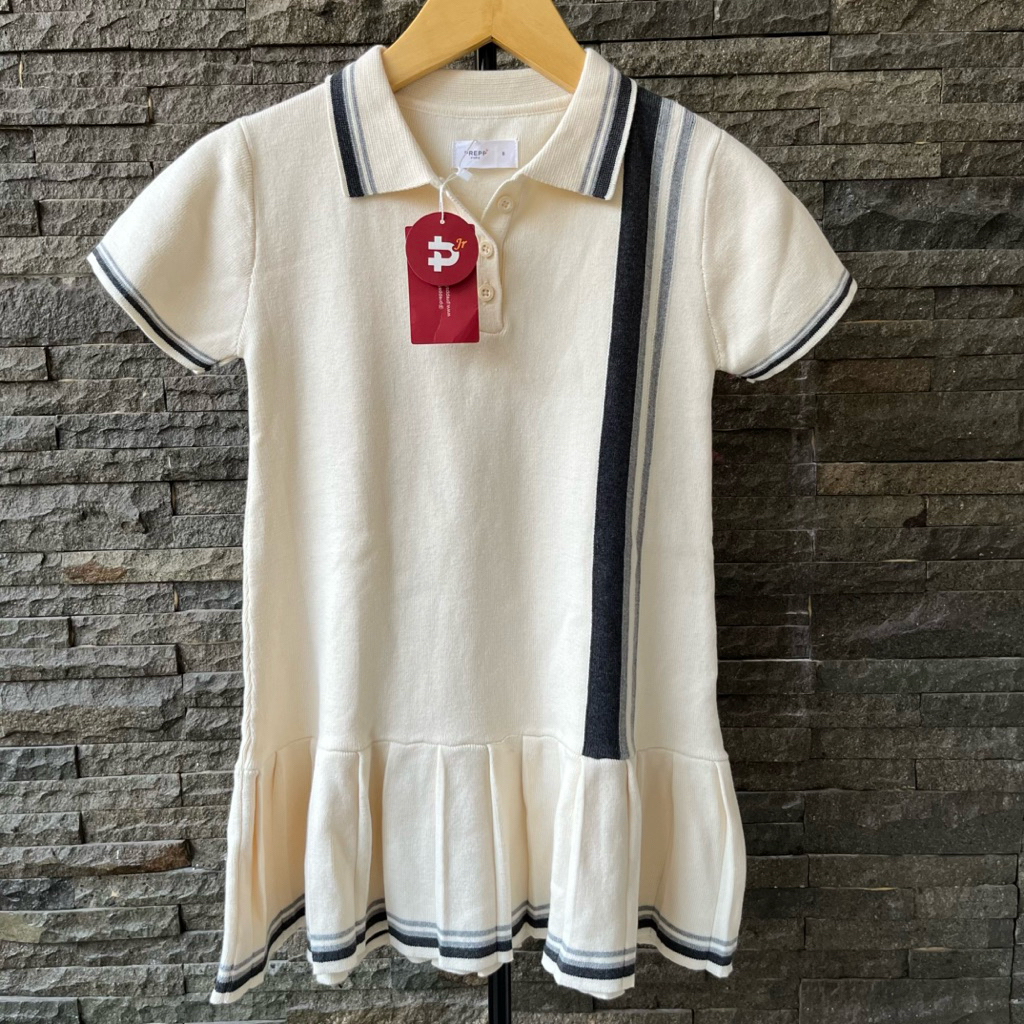 [NEW] PREPP STUDIO Heylocal Padel and Tennis Nara Polo Dress White Baju Padel dan Tenis Wanita