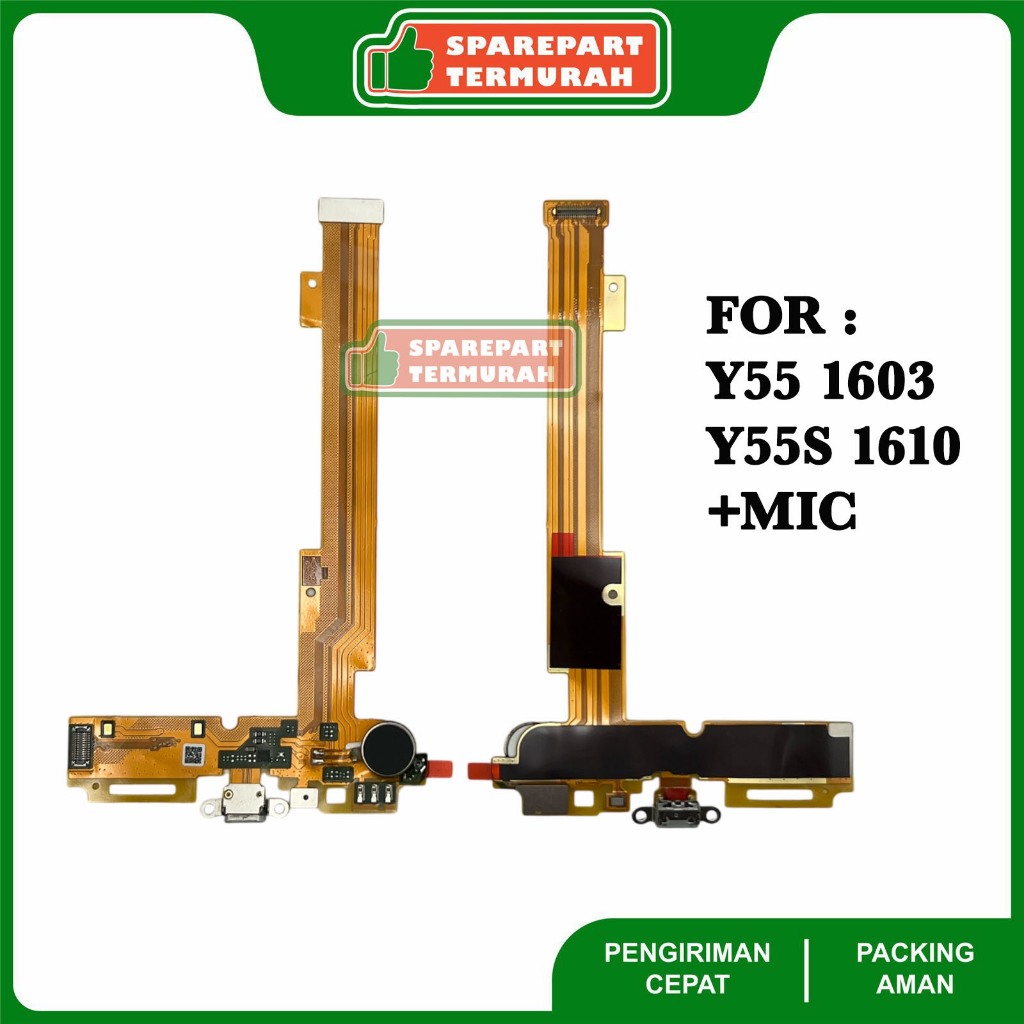 Flexible Konektor Cas Charger For Vivo Y55 Lama - Y55s Lama +Mic Fast Charging