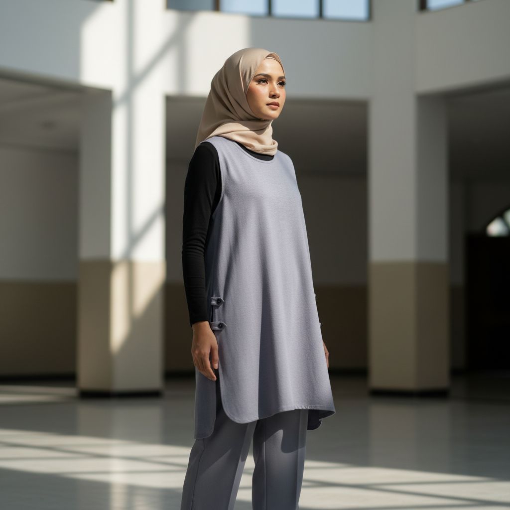 Outer tanpa lengan/ LD 105 - 120 cm/ Outer wanita jumbo M - XXL