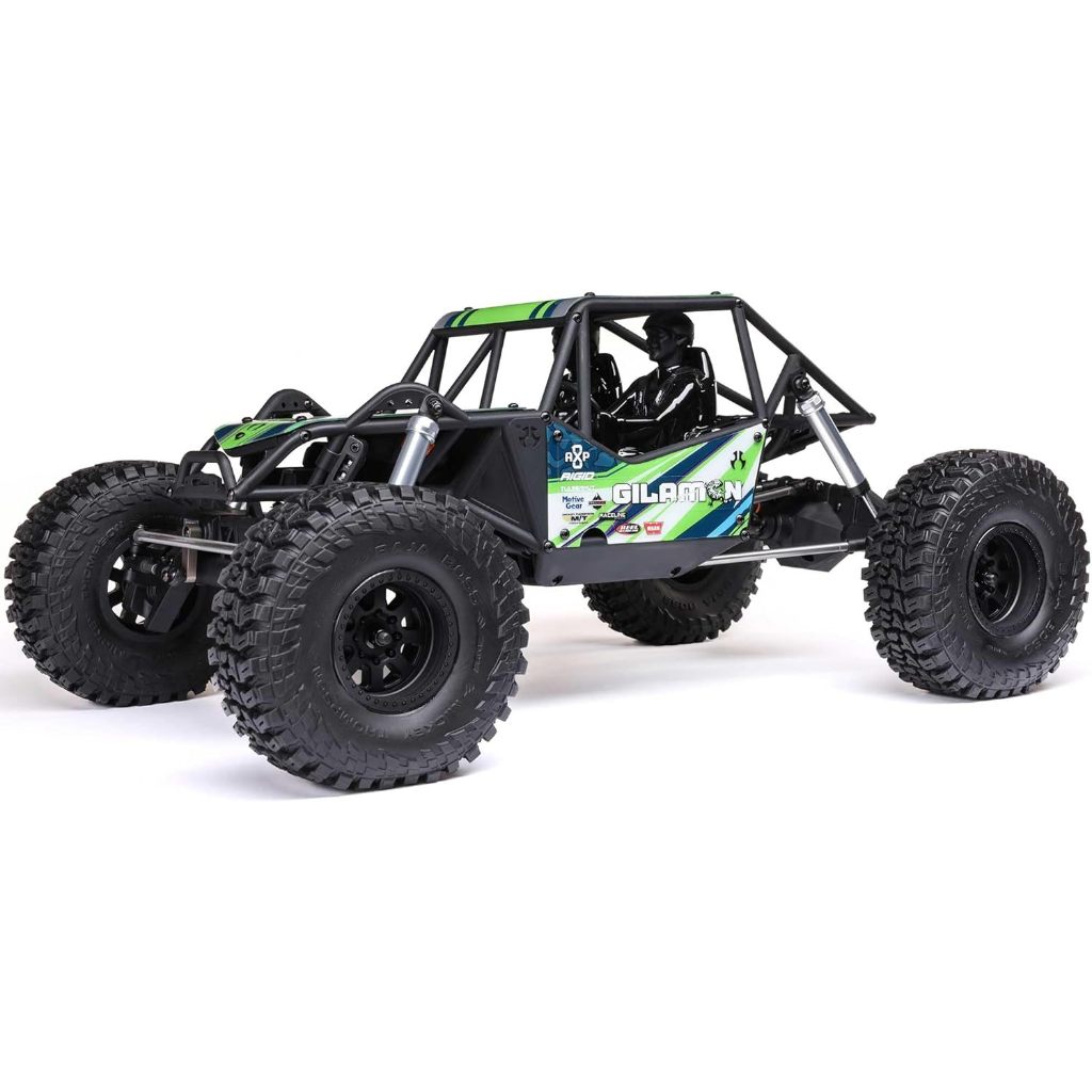 Axial RC Crawler 1/8 AXP8 Gilamon 2.2 4X4 RTR Brushed Trail Buggy, Green