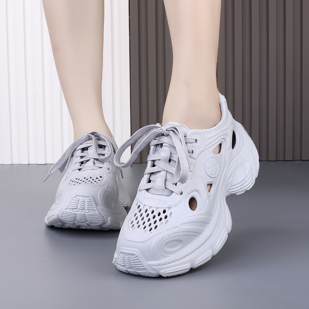 Sepatu Sandal Wanita Olahraga  Sneakers Harian Cewek Tali Tipis  Korea Terbaru