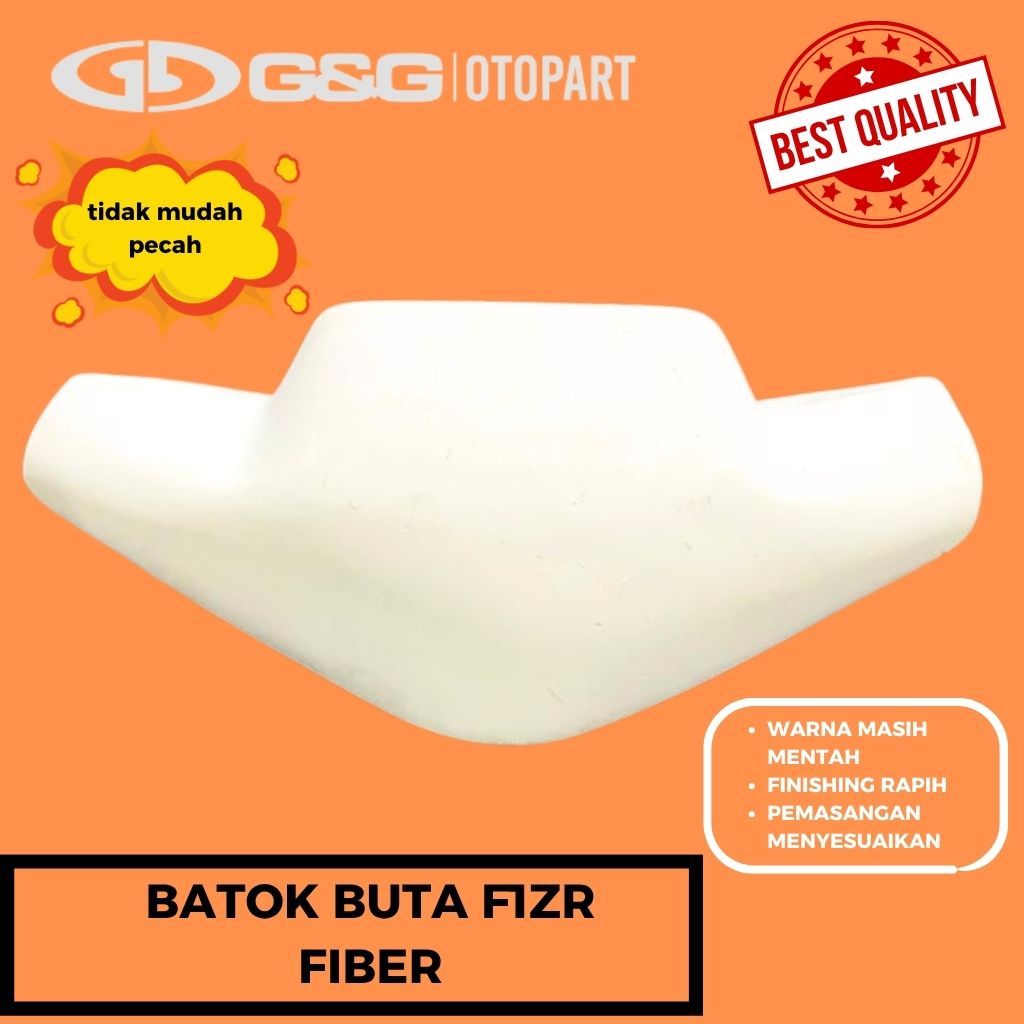 Batok Buta F1ZR Force 1 Balap Road Race Bahan Fiber Tebal