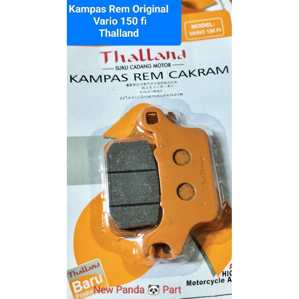 Dispad Vario 150 Original Thalland/ Kampas rem Vario 150 Original Thalland