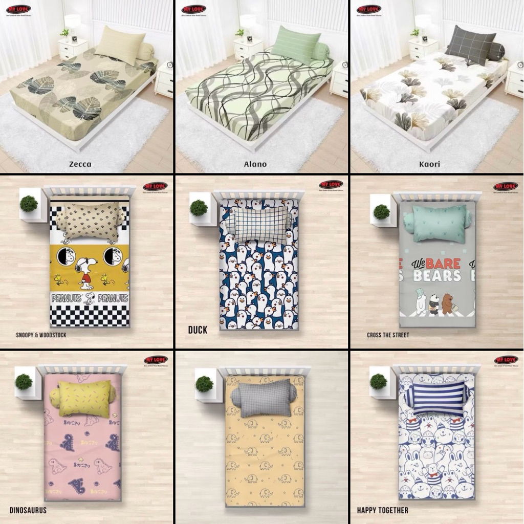 Sprei My Love Single 120x200 Tinggi 30