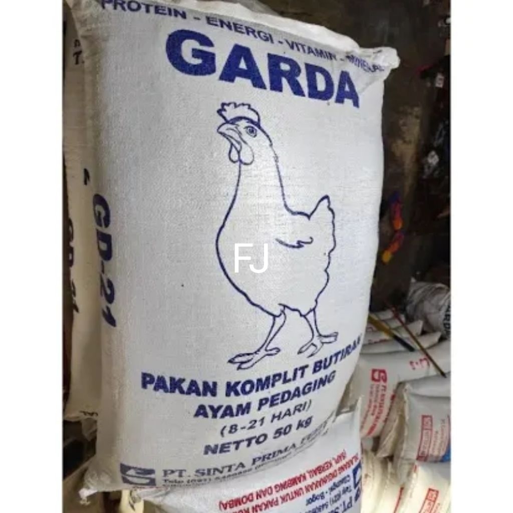 1 Bal 50kg PUR AYAM Garda21 Pakan Komplit Butiran Ayam Pedaging
