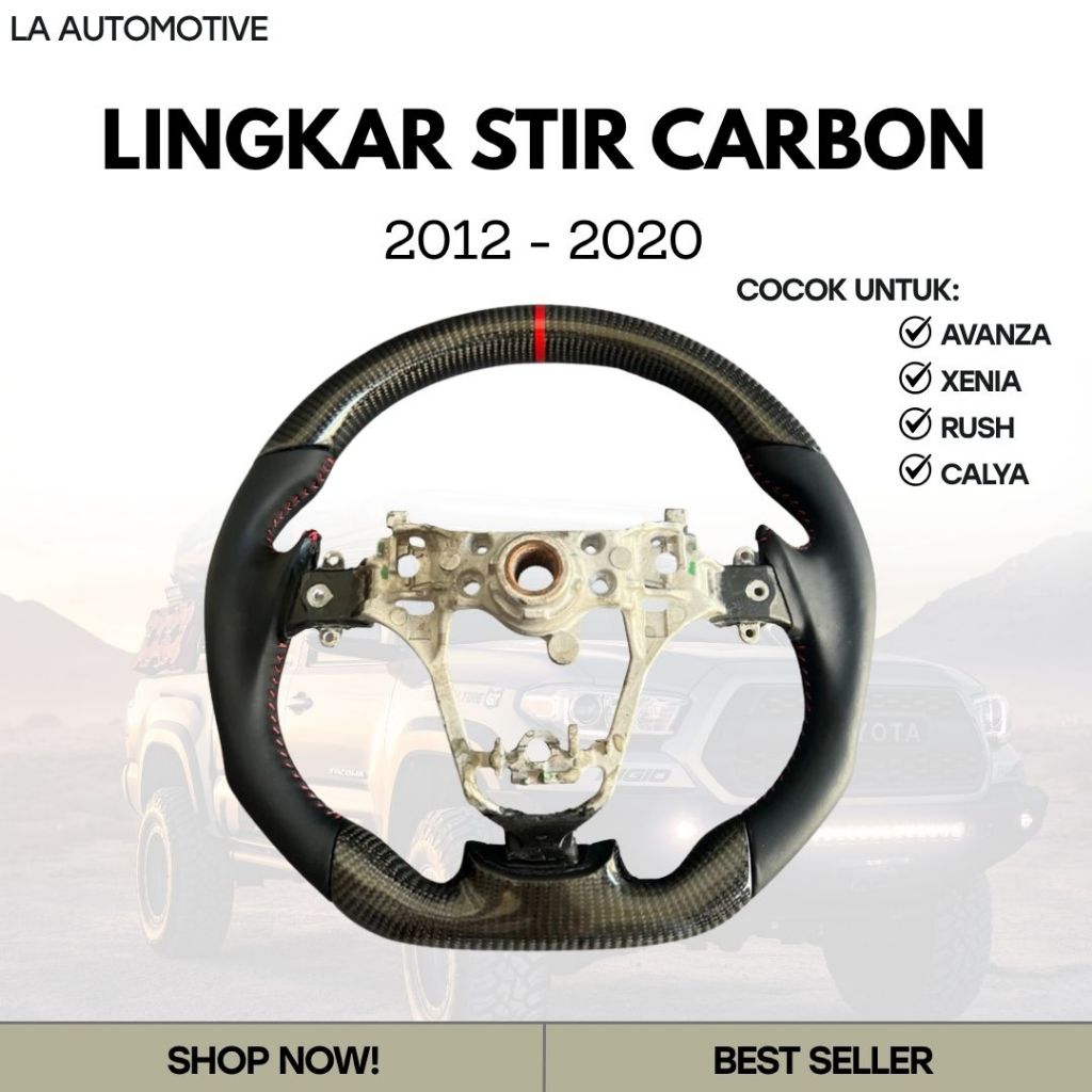 LINGKAR STIR CARBON AVANZA XENIA RUSH CALYA 2012 - 2020