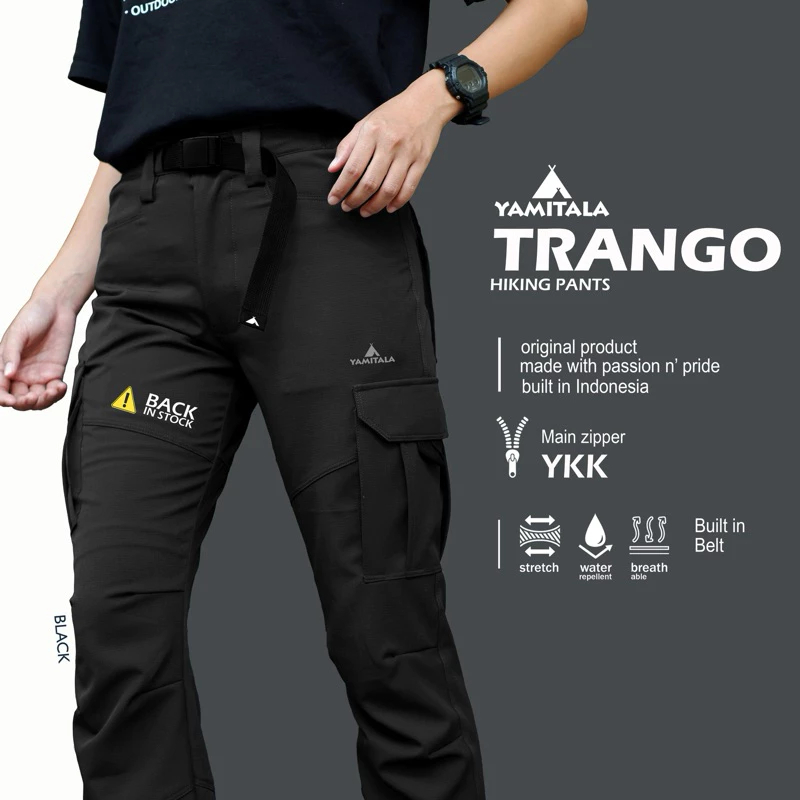 YAMITALA CELANA PANJANG CARGO LAPANG TRANGO HIKING LONG PANTS QUICKDRY