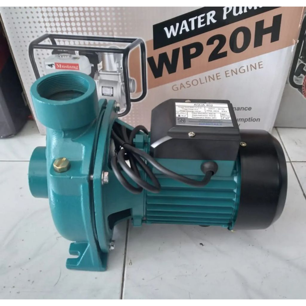 Pompa Centrifugal 2" DABITALY Aqua 402 / Pompa Dorong 220V 2"