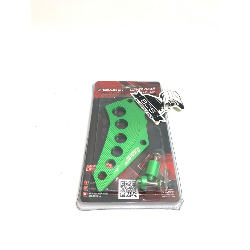 cover gir depan klx 150 cnc/ tutup gear depan klx 150 cnc / cover gear klx 150 scarlet /tutup gear k