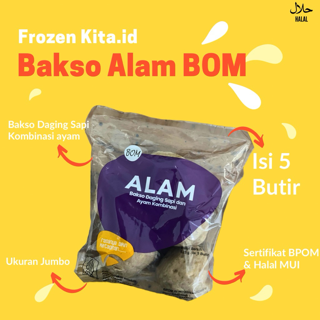 BAKSO ALAM SAPI URAT SUPER JUMBO BOM