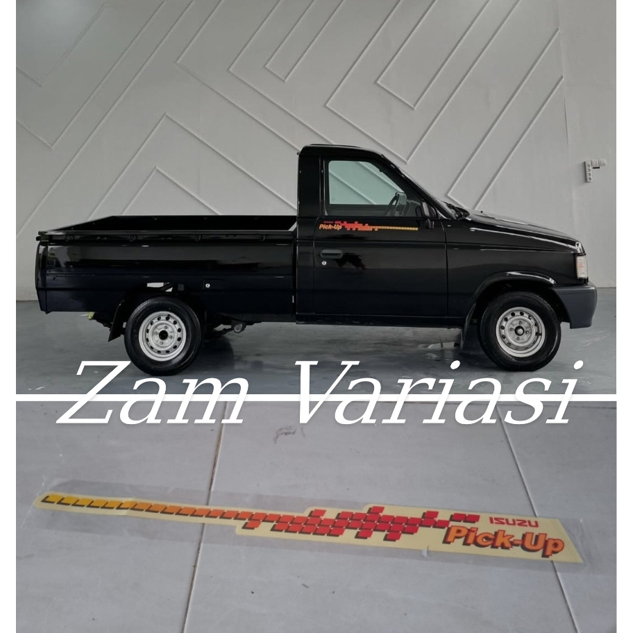 stiker isuzu panther pick up/ stiker pintu mobil pick up/ Sticker List Body Pintu Samping Isuzu Pant