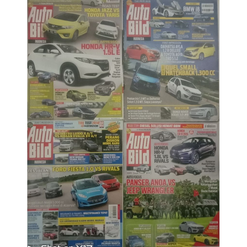 MAJALAH AUTO BILD BEKAS