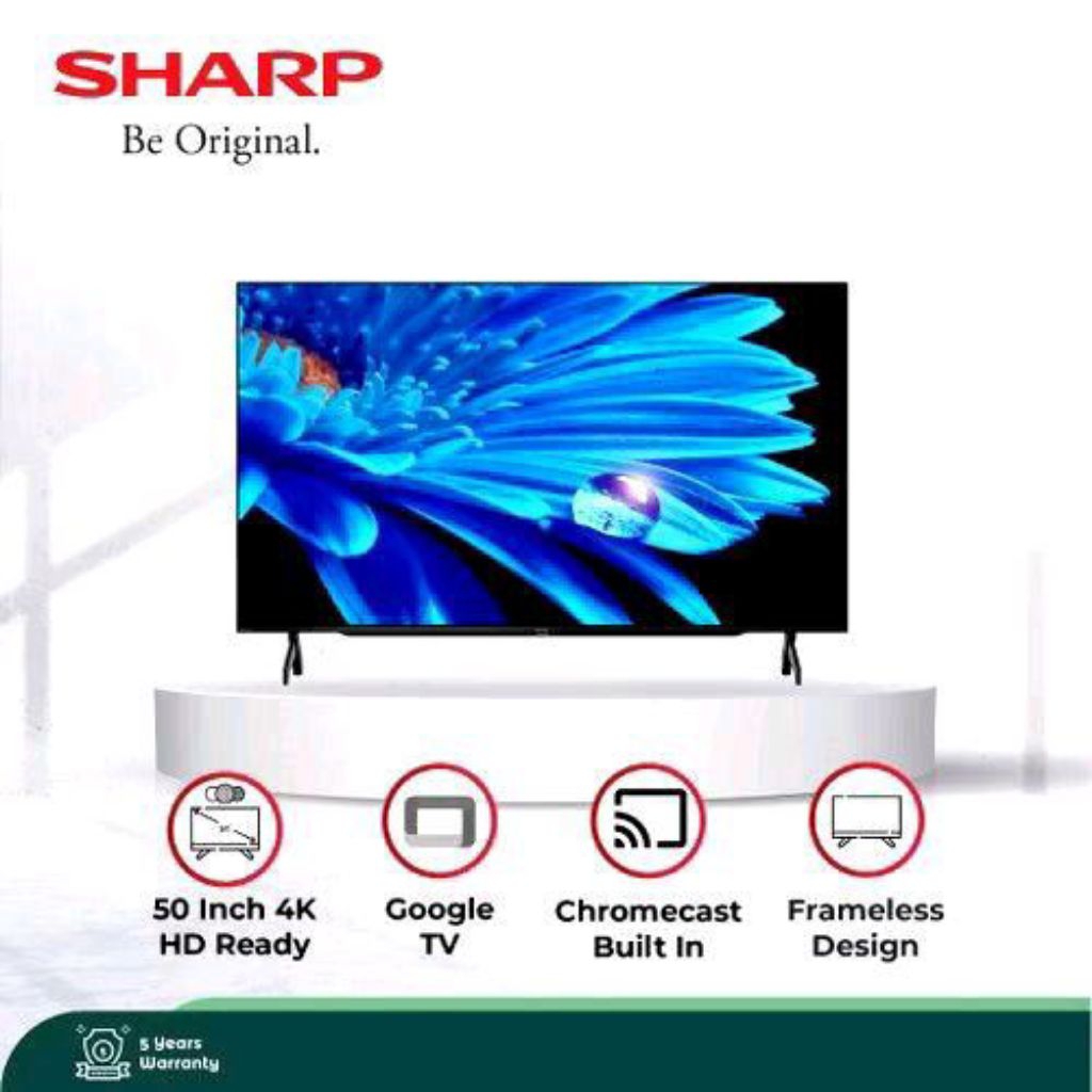 Google TV SHARP 50 inch 4K UHD 4T-C50FK1I