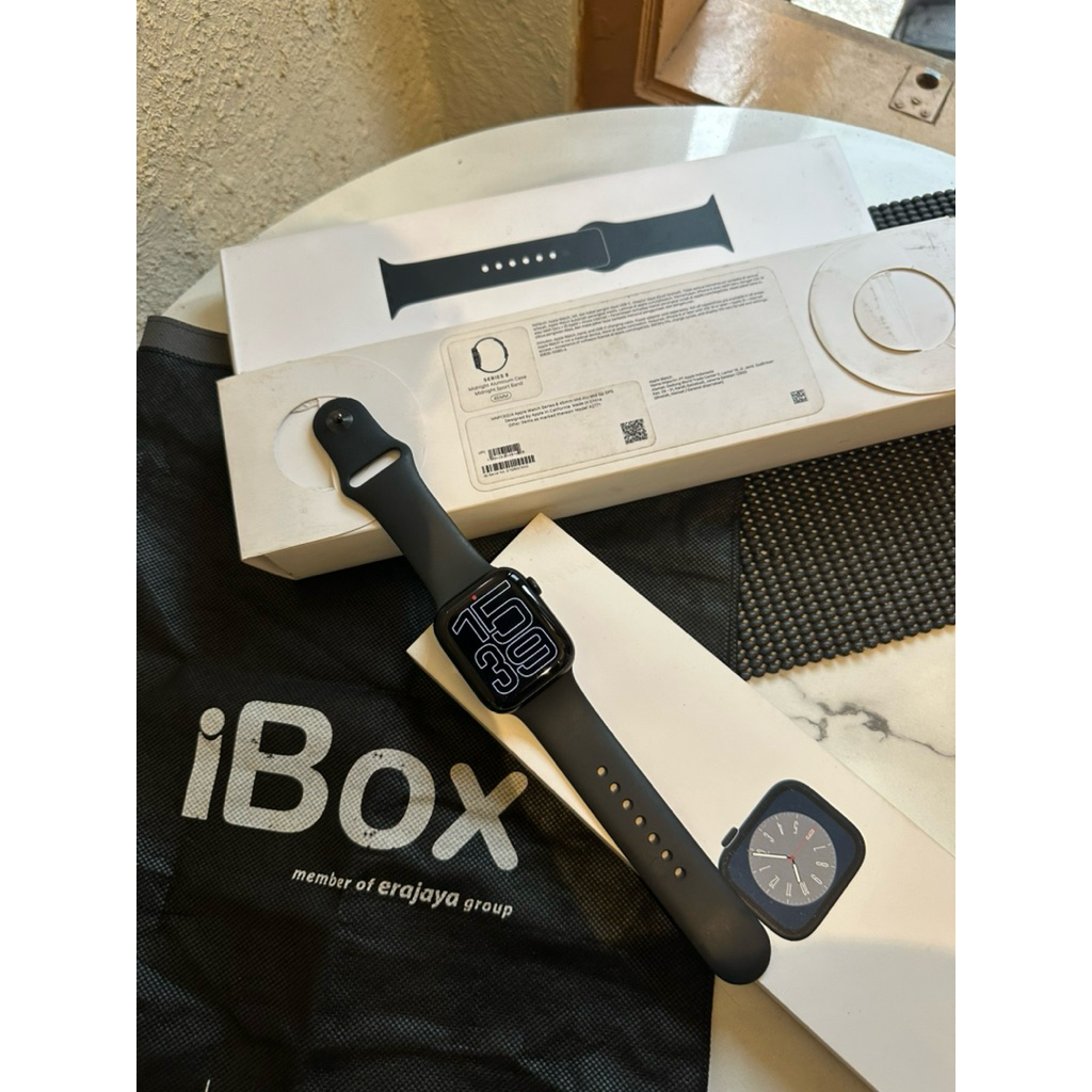 IWatch seri 8 gps 45mm Ex IBOX