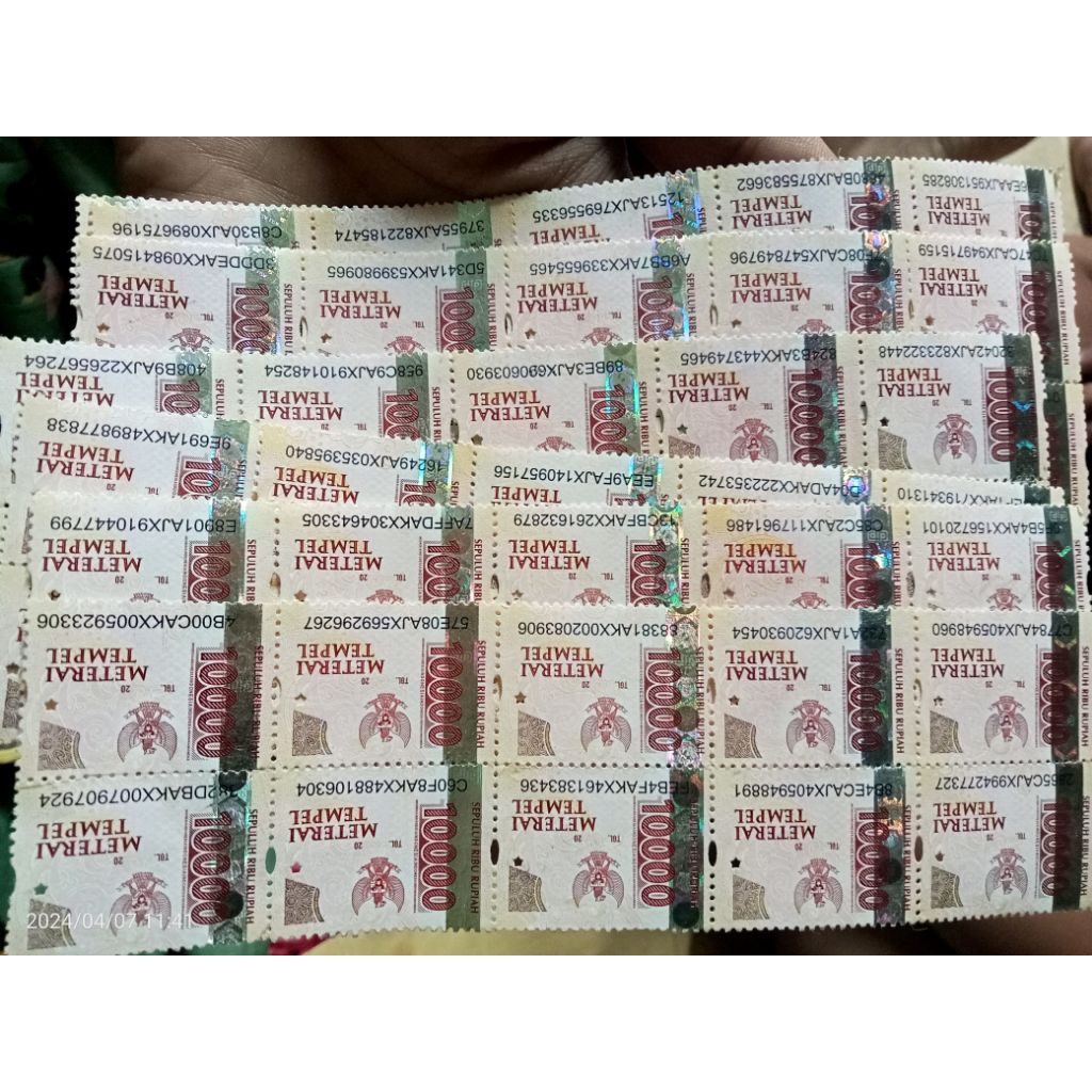 materai pos asli ori 10000
