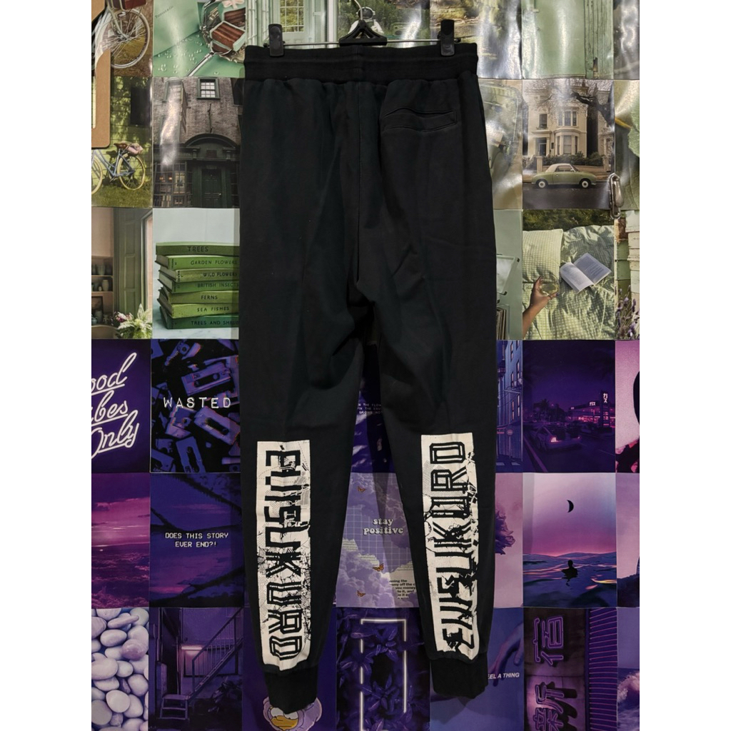 Evisu Kuro Strap Paint Jogger Preloved