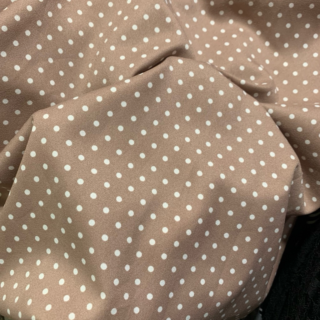 kain shakila twill motif - kain shakila polkadot - kain shakila premium