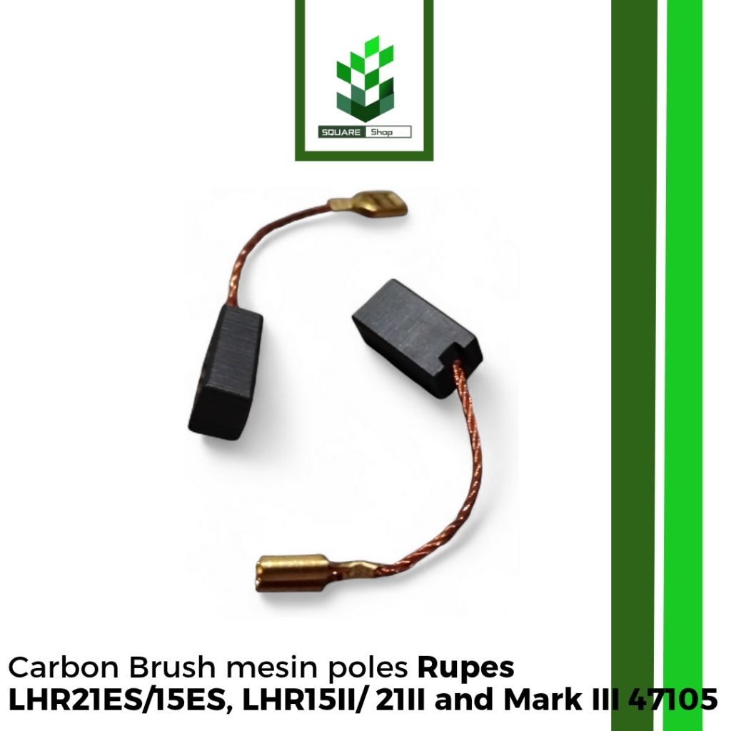 Carbon Brush mesin poles RUPES LHR21ES/15ES, LHR15II/ 21II and Mark III 471056