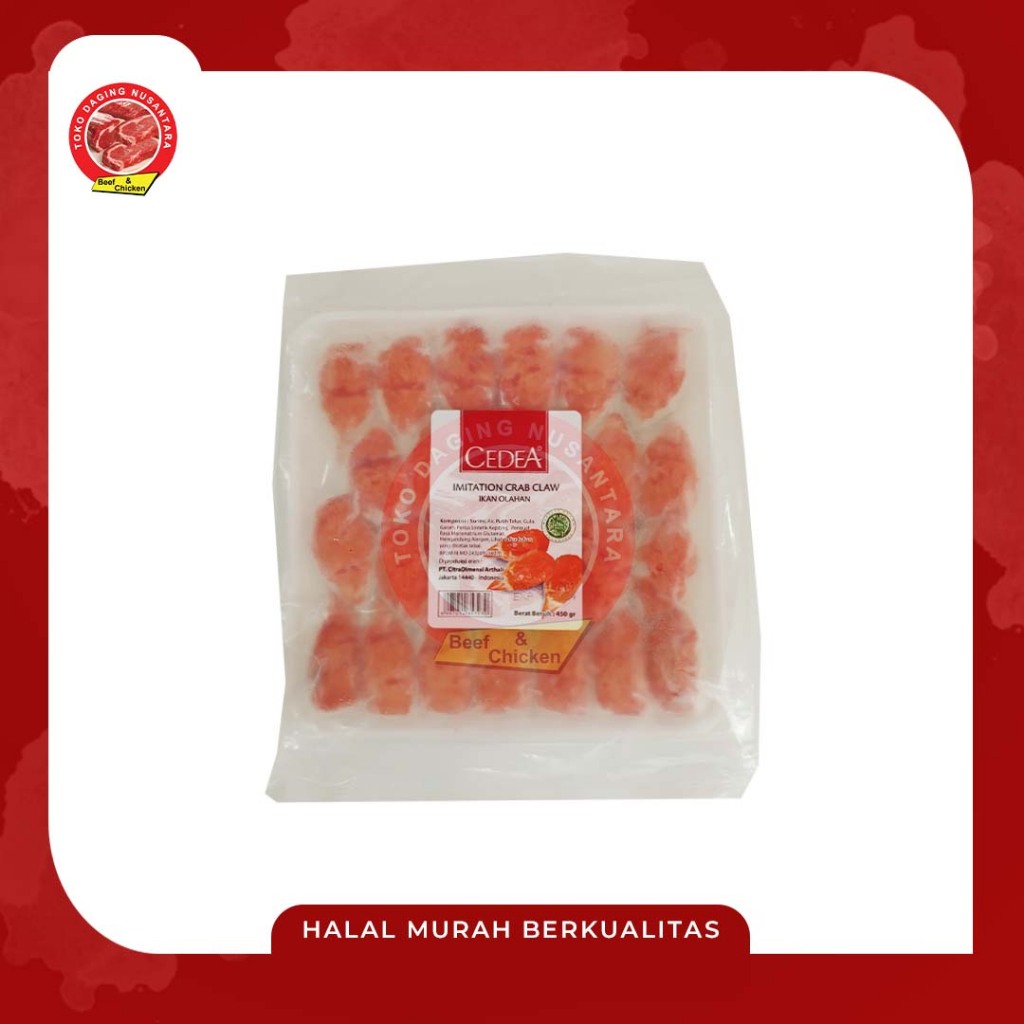 Cedea Crab Claw 450 Gram / Imitation Crab