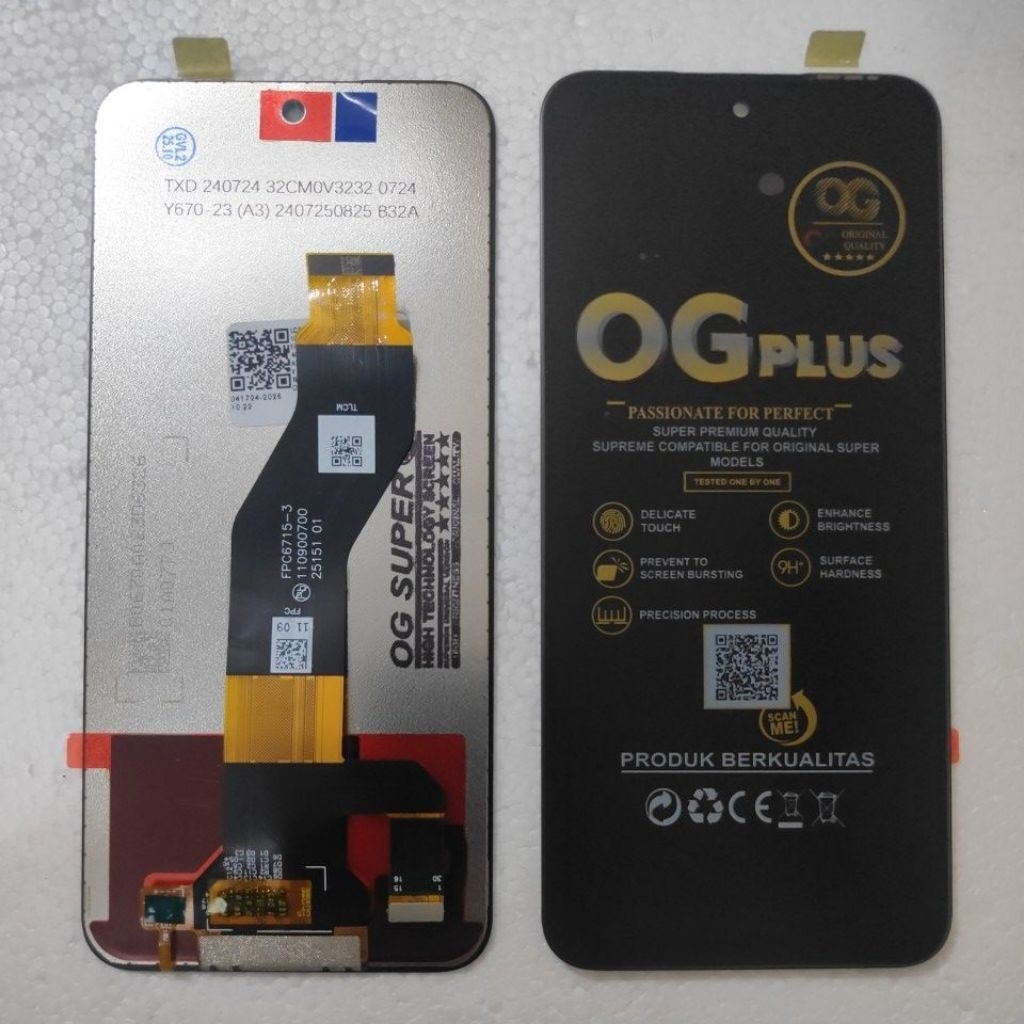 LCD INFINIX X6725/SMART 10/SMART 10+/NFC/ITEL A95 5G/A671N/POWER 70/P763L/POP 9 4G/ POVA 6 NEO 5G/XT