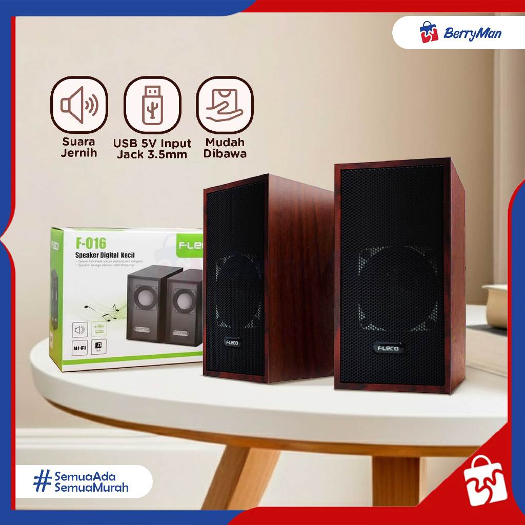 Speaker FLECO F-016 - Speaker Mini Komputer