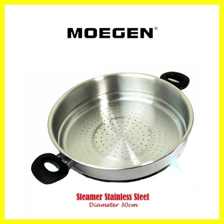 MOEGEN GERMANY Steamer Stainless Steel Kukusan / Dandang Untuk Wok Pan 32 cm