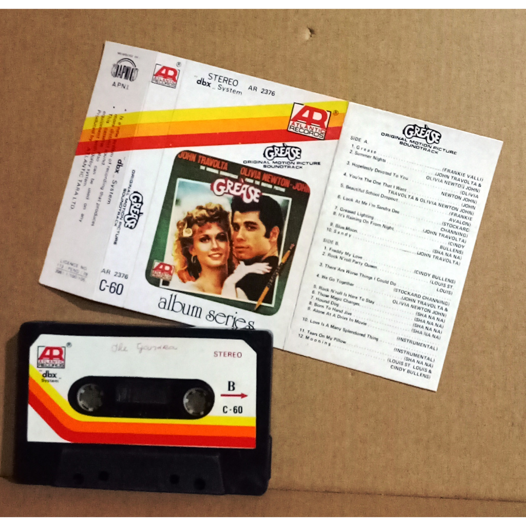 SOUNDTRACK - GREASE - Kaset