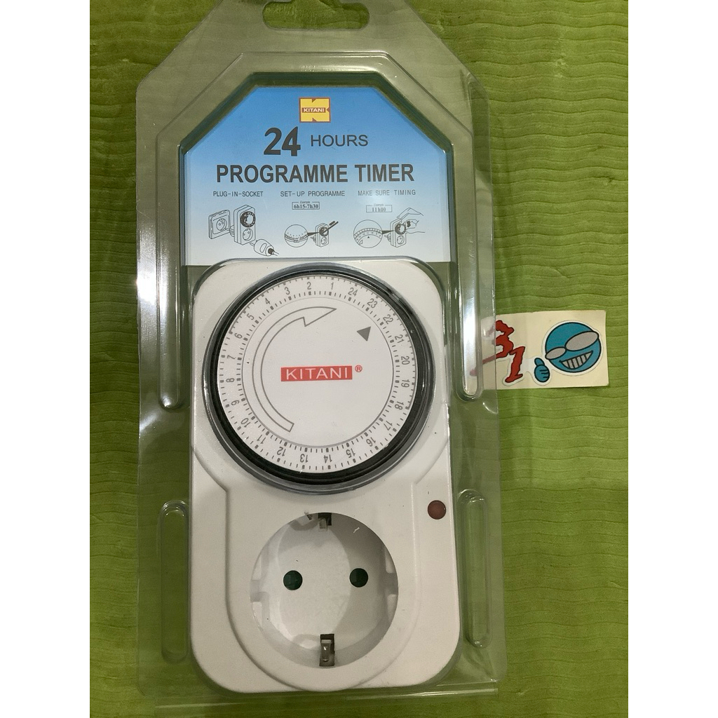 timer 24 jam Kitani stopkontak timer manual
