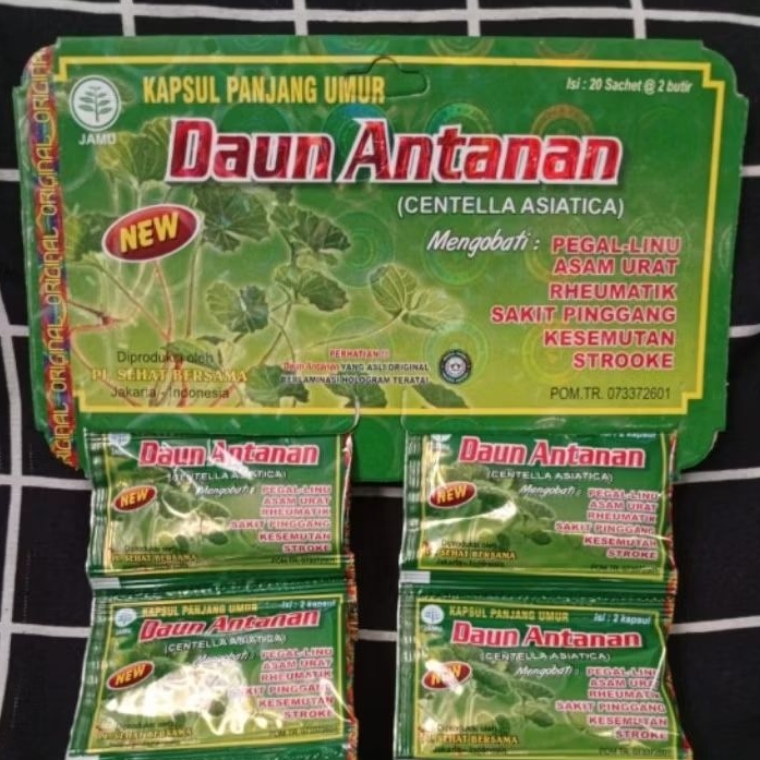 Kapsul DAUN ANTANAN ASLI ORIGINAL 100%