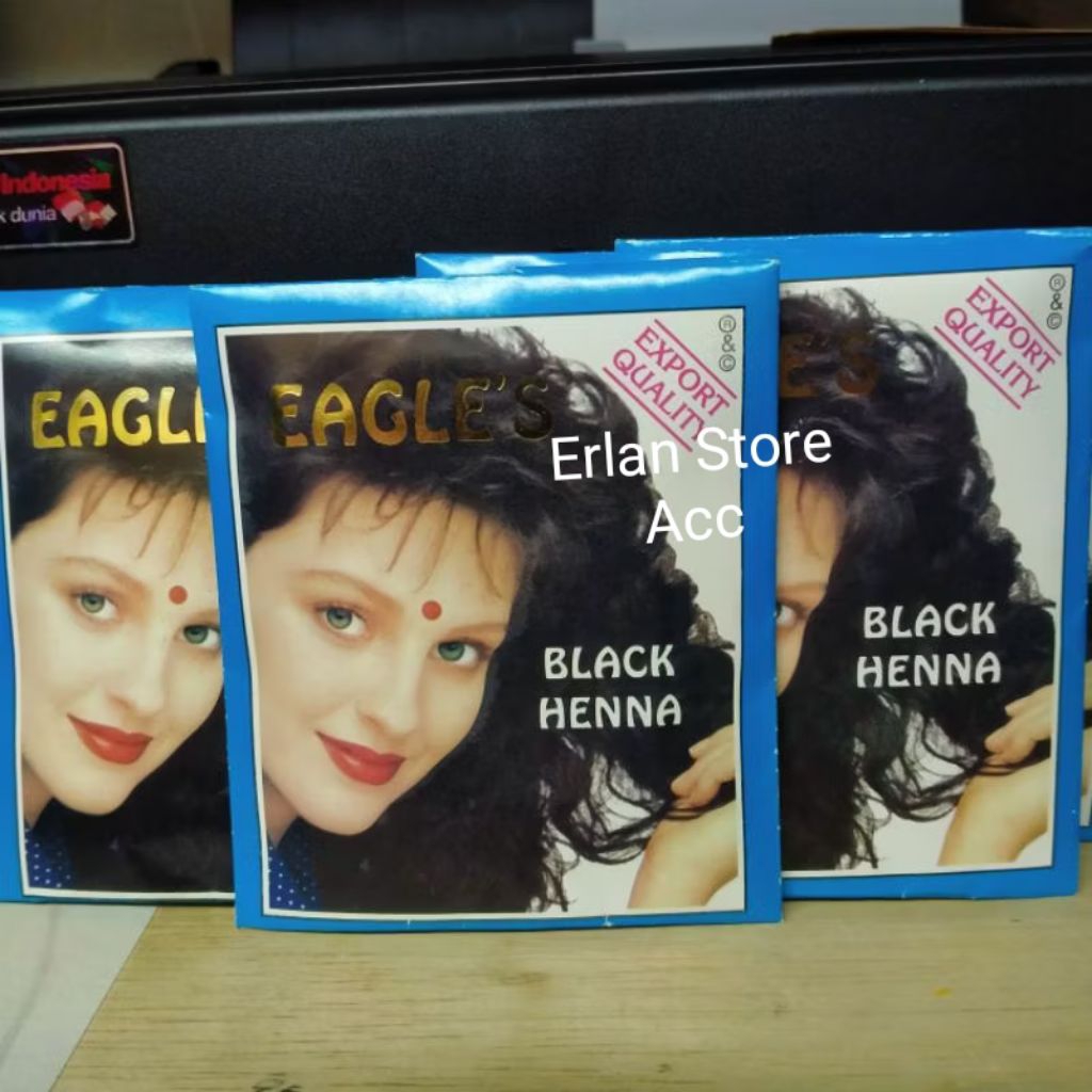 Henna Black Rambut Henna Semir Rambut (Box)