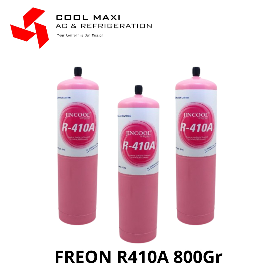 Refrigerant Freon R32/R410A 1 kg untuk AC Inverter & Non-Inverter 1 kg an  Efisiensi Tinggi Tidak Me
