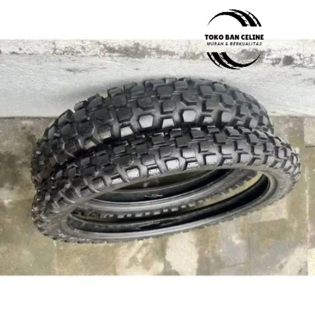 ban luar motor trail copotan ring 18/21 depan blakang merek irc