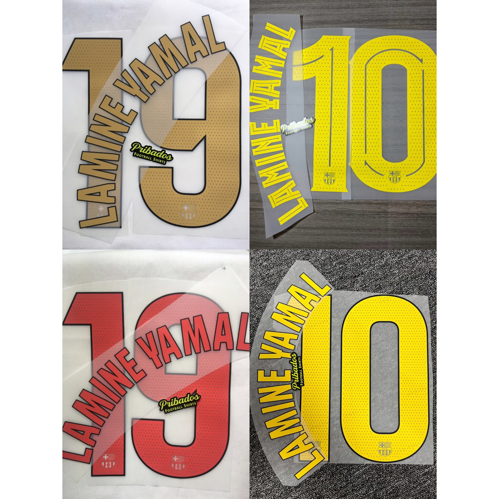 Nameset NNS (Lamine Yamal) FC Barcelona HK
