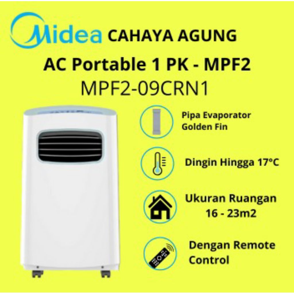 MIDEA AC Portable 1 PK - MPF2MPF2-09CRN1