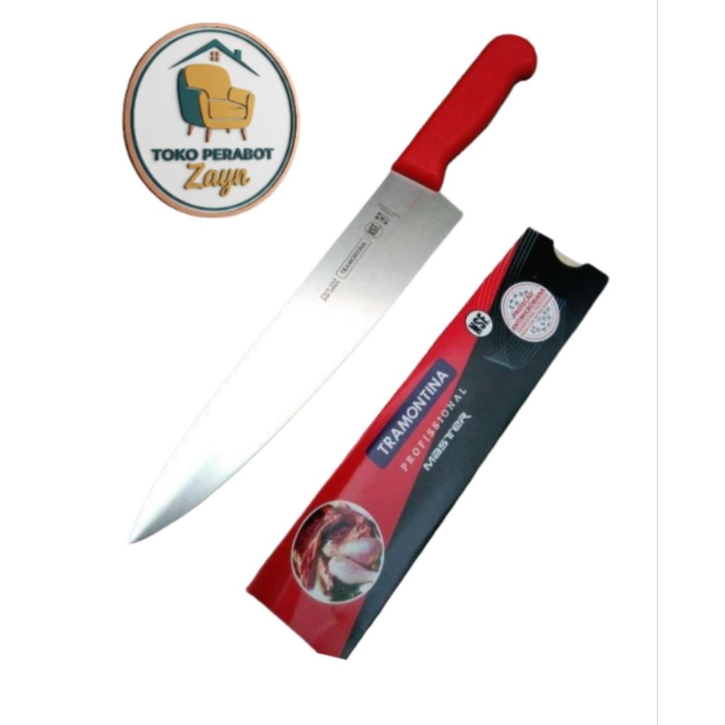 Pisau Tramontina / Pisau restoran / Pisau cherf 10inc Tramontina Made in brazil