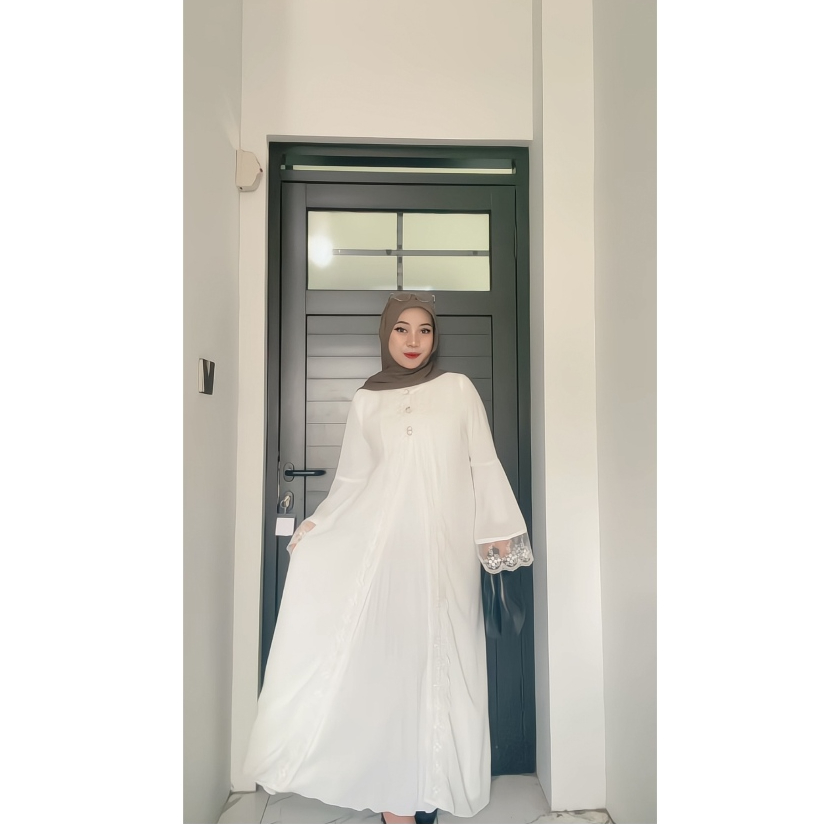 High.Shine - Amanda Brukate Dress Abaya Muslim Gamis Kondangan Pesta Busui Gamis Sergaman Bridesmaid