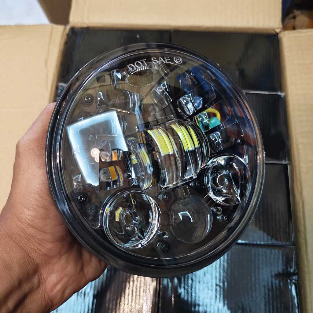 Lampu Daymaker 5.75 Inci Senja Biru Jauh Putih